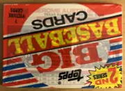 1988 Topps Big Baseball Cards Pack 2nd Series Jerry Browne Rangers Showing Top