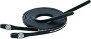 Weaver Leather Back in Split Reins, Black, Small