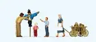 Preiser 10650 HO/OO Gauge Putting up the Scarecrow Scene (4) Exclusive Figure Se