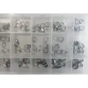 1 Box 144pcs Dental Orthodontic Pre-molar Band 15-32# with Hook Brackets
