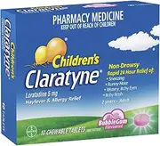 Claratyne Children’s Hayfever & Allergy Relief Chewable Tablets, Bubblegum 10 Tablets