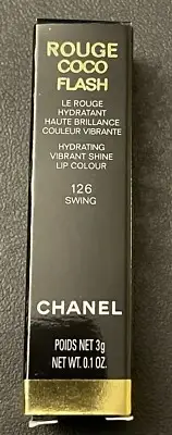 Chanel Rouge Coco Flash Hydratant Lip Colour (3g/0.1oz) 126 Swing NIB