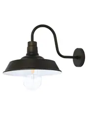 Portsea 1 Light Large Exterior Wall Bracket in Bronze