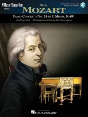Mozart Concerto No 24 C Minor Piano Sheet Music Minus One Play-Along Book Audio