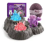 Science Can Geoscience 3 Color Crystal Dinosaur Deluxe Growing Kit Experiment