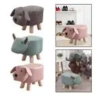 Animal Footstool Foot Rest Step Stool Kids Learning Stool Bench Cartoon Pouffe