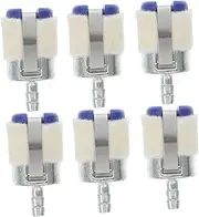 Toyvian 6pcs Durable Filter for Gasoline Cars Motorcycles Chainsaws Tractors High Efficiency Filtration Easy Maintenance Broad Compatibility for Various Powered Devices Random Color