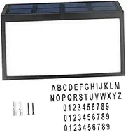 HOMSFOU 1set Solar Address Sign Lamp House Number Sign Illumination for Outdoor Use Easy Alignment for Solar Powered Design