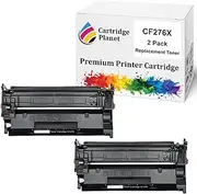 Cartridge Planet 2 Pack Compatible Toner Cartridge for HP 76X CF276X (10,000 Pages) for HP Laserjet Enterprise M406 M406dn MFP M430 M430f M404 M404dn M404dw M404n M428 M428fdn M428fdw