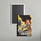 Checkered Flag or Crash Mini Movie Poster Fridge Locker Magnet