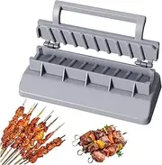 Kebab Maker, Mould Large Press Gray Kebab Skewers, User-Friendly Essential Grilling Tool Kabob Maker, Easy to Clean, for BBQ Camping Picnics, Kabob