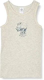 [Sanetta] Boy's Unterhemd Grau Base Layer Top
