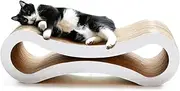 PetFusion Ultimate Cat Scratcher Lounge, Reversible Infinity Scratcher in Multiple Colors. Made from Recycled Corrugated Cardboard, Durable & Long Lasting.