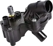 Engine Coolant Thermostat Housing with Sensor Compatible for Ford Mustang 4.0L 2005-2010 2L2Z-8592-BA 902-210