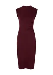 Diane Von Furstenberg Darrius Stretch-jersey Midi Dress - Dark Red - 8 8