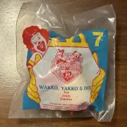 McDonald's HAPPY MEAL Toy Wakko, Yakko, and Dot ANIMANIACS 1994 #7 - NEW SEALED