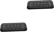Tofficu 2pcs Non- Ergonomic Wrist Rest Pad for Keyboard and Mouse Memory Office Accessory for Comfortable Computing Alleviates Wrist Pain Black Single Hand Type