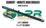 Keyway Broach Minute Man® 3/8" C Broach made in the USA best quality