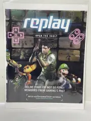 Replay open the vault print ad Video Games