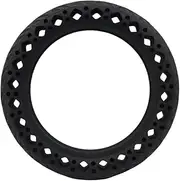 LUNCHS Rubber Solid Tire Compatible with Xiaomi 3 Compatible with Mijia M365 Electric Scooter Shock Absorber Damping Tyre Compatible with Pro Pro2 1S 8 1/2 Tubeless 8.5"(1pcs Black)
