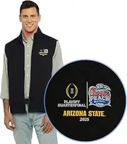 Vantage Apparel Men's Arizona State Sun Devils Cfp Peach Bowl Quilted Vest | College Football Playoff 2024-2025