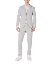 Mulish Tailored TwoPiece Suit Men Grey Suits & Blazers