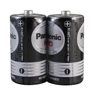 Panasonic 碳鋅電池 收縮膜包 1號/2號/3號/4號/9V 碳鋅環保電池 耐力持久電池 家用電池｜史泰博EZ購