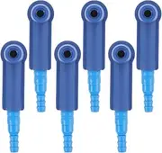6Pcs Brake Bleeder Adapter Kit Lightweight Brake Oil Exchange Connectors for Efficient Fluid Replacement Portable Brake Hose Adapter Tool for Car Maintenance