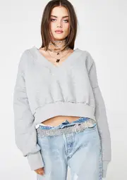 [My Mum Made It] Iced V-Neck Sweater
