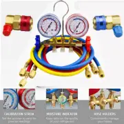 2 - Way Hose AC Refrigeration Kit Manifold Gauge Set R22 R134A Air Conditioner