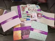 Scrapbooking/ Card Making Supplies Mixed Lot #1 Plus Storage Crafters Companion