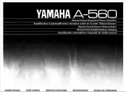 Yamaha A-560 Amplifier Owners Manual