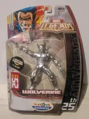 MARVEL LEGENDS 25th Silver ANNIVERSARY:WOLVERINE TOYS R US EXCLUSIVE 2006 HASBRO