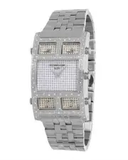 KC Techno Com Multi Timezone Men's Watch with 1.00 Ctw Genuine Diamonds. New