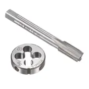 M10 x 0.5mm Metric Tap and Die Set, Right Hand Machine Thread Tap with Round ...