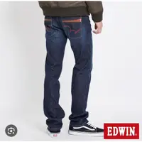 在飛比找蝦皮購物優惠-特價 （代購）正品EDWIN愛德恩 男生 紅線 直筒 牛仔褲