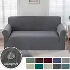 Waterproof Jacquard Sofa Covers Elastic L Shaped Sofa Cover Protector Removable