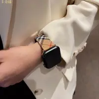 在飛比找樂天市場購物網優惠-春夏新款 大牌巴寶莉 適用於 Apple Watch錶帶 復