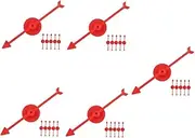TOYANDONA 30 Pcs Rotating Plastic Pointer Board Game Arrows Game Spinners Game Arrows Rotating Board Game Accessory Arrow Spinners Plastic Game Arrows Rotating Arrows Plastic Pointers Red