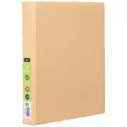 J.Burrows A4 Binder 2D 25mm Peach