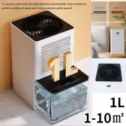 Home Bedroom 1000ML Mini Auto Shut Off For Basement Closet Wardrobe Dehumidifier