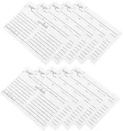 SHINEOFI Double-Sided Blank Recipe Cards 50pcs Paper Note Cards for Kitchen BBQ Recipes Thanksgiving