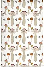 GAIREG Mushrooms White Dish Towels for Kitchen Drying, 28x18 Inch Absorbent Farmhouse Tea Towels