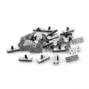 30 Pcs DPDT 2P2T Vertical Micro Surface Mounted Devices SMT Slide Switch
