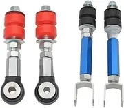 Compatible For Hanssentune 4X4 Car Adjustable Anti-roll Sway Bar Front & Rear Stabilizer End Link Kit For LC100(Front)