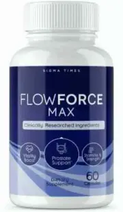 FlowForce Max Natural Dietary Supple to Improve Strength & Energy 60ct Pack of 2