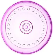 Levemolo Outdoor Dog Toy Large Golden Retriever Pet Flying Disc Soft and Durable Dog Disc for Play and Training Floating Fly Disc Purple Small 1pc
