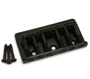 Black Universal Top Load Hardtail Guitar Bridge SB-0190-003