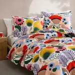 Marimekko Ojakellukka Cotton Percale 3 Piece Comforter Set, King