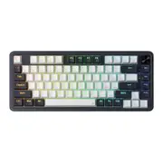Redragon K673 PRO 75% Wireless Gasket RGB Gaming Keyboard, 3-Modes 81 Keys Mechanical Keyboard w/Hot-Swap Socket, Sound Absorbing Pads, Red Switch